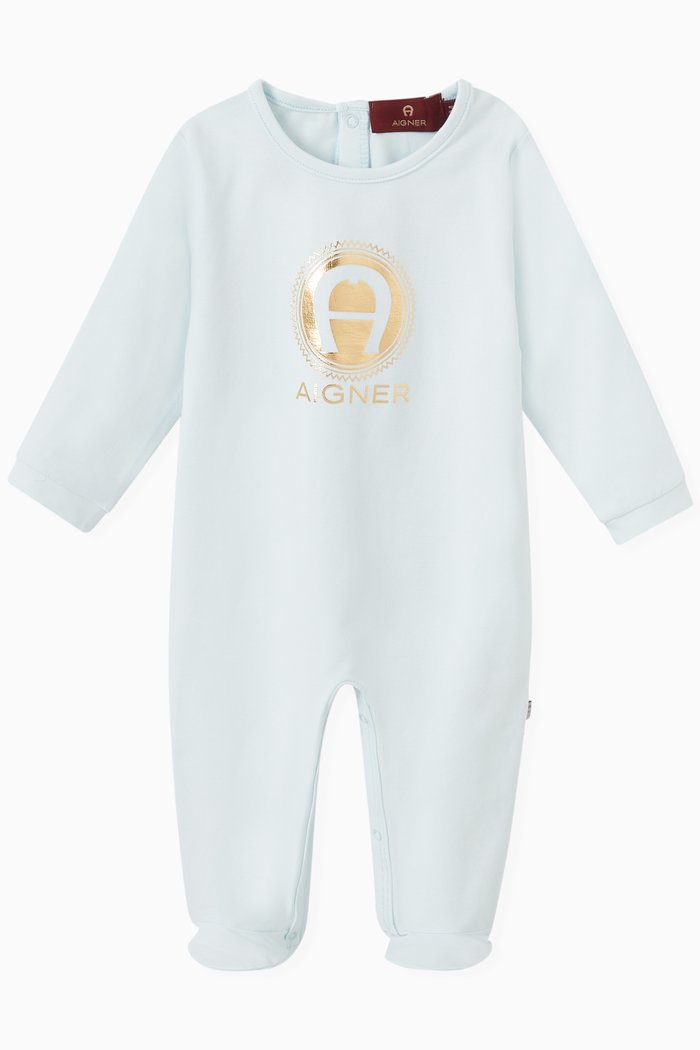 

Logo Pyjamas in Cotton, Blue