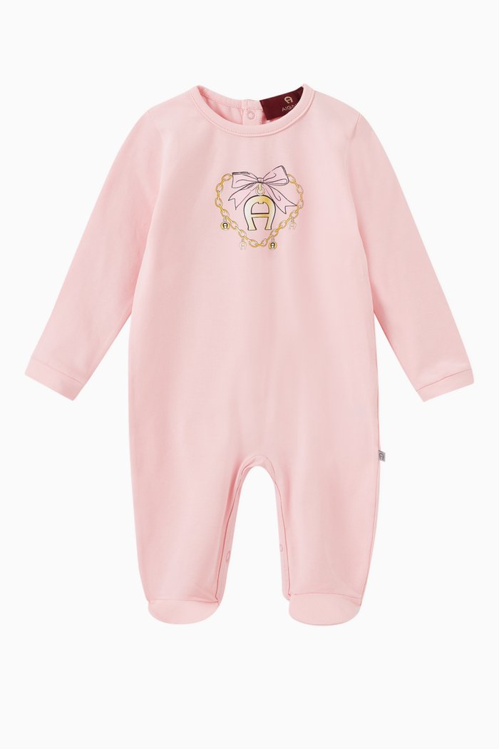 

Logo Pyjamas in Cotton, Pink