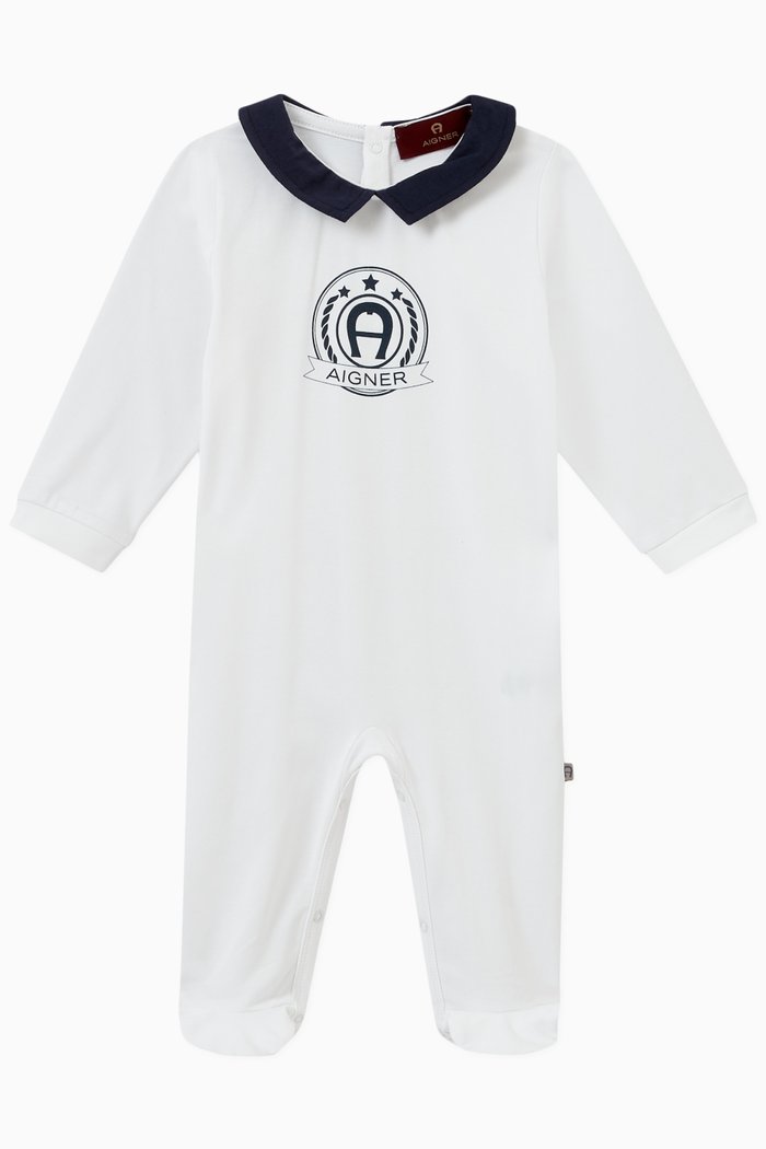 

Logo Pyjamas in Cotton, White