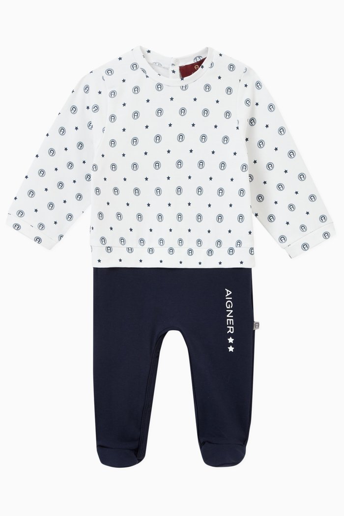 

Logo Pyjamas in Cotton, Multicolour