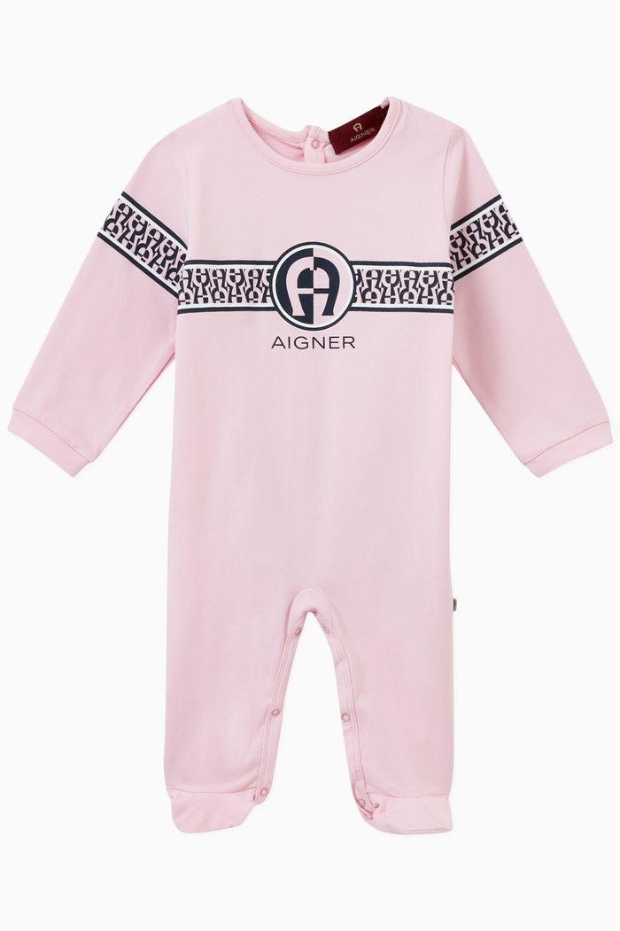 

Logo Pyjamas in Cotton, Pink