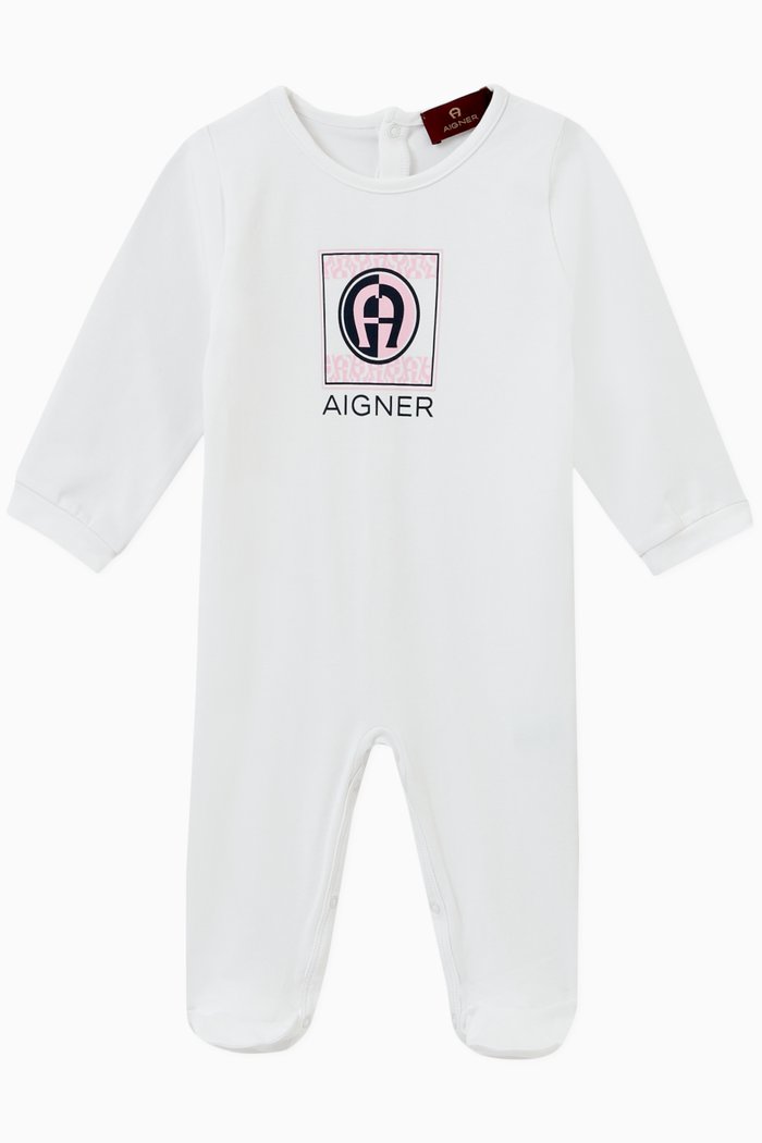 

Logo Pyjamas in Cotton, White