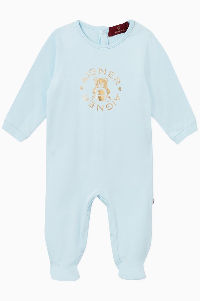 

Logo Pyjamas in Cotton, Blue