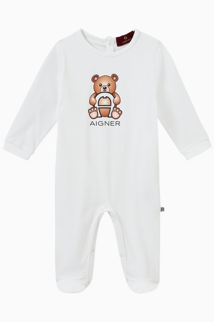 

Logo Pyjamas in Cotton, White