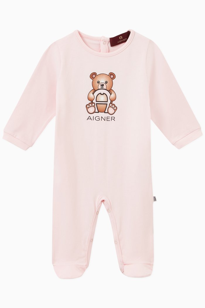 

Logo Pyjamas in Cotton, Pink