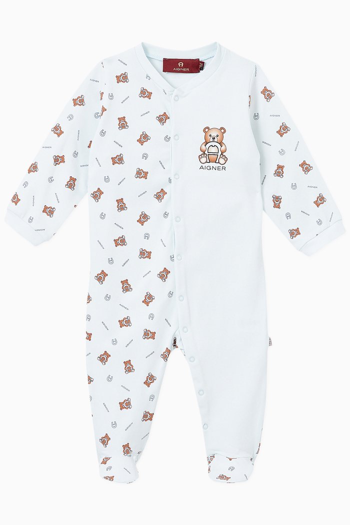 

Logo Pyjamas in Cotton, Blue