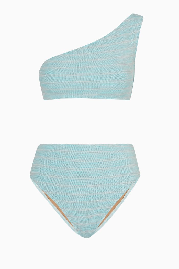 

Carolyn High-Waist Bikini, Blue
