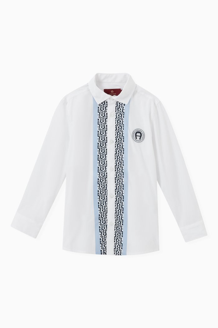 

Logo Shirt in Poplin, Multicolour