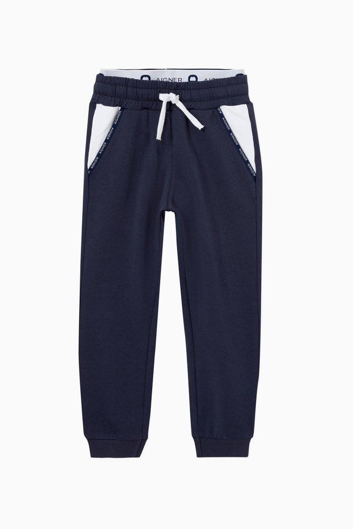 

Logo Sweatpants in Cotton Jersey, Blue