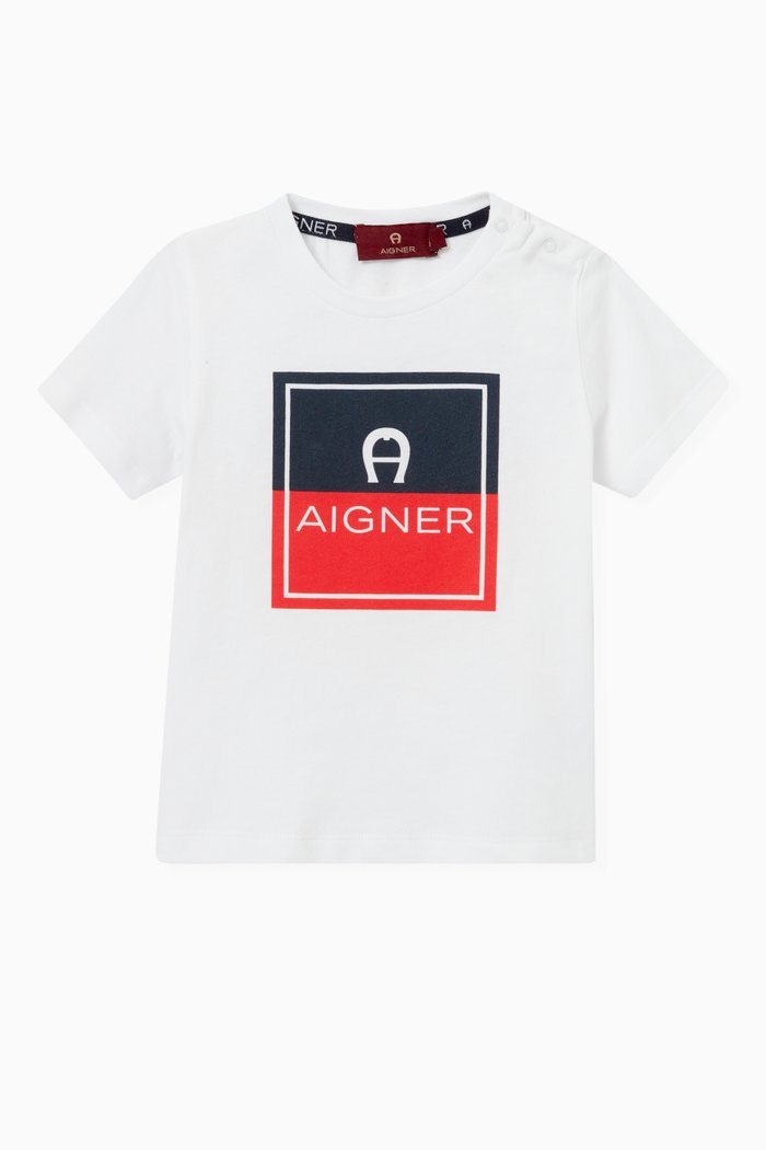 

Logo Graphic T-shirt in Cotton, White
