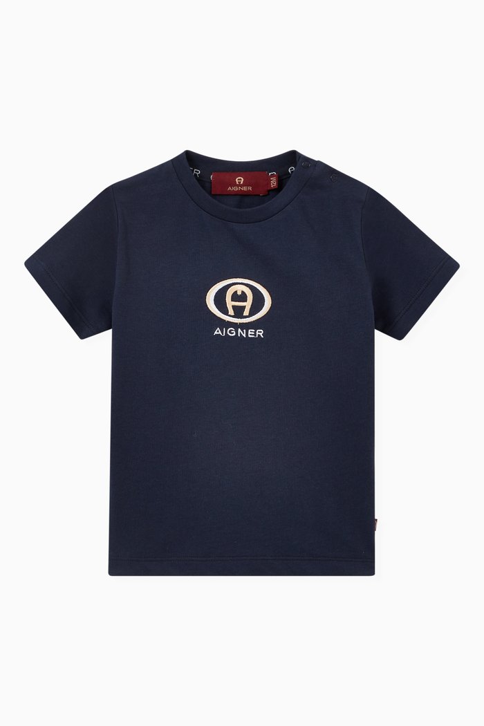 

Logo T-shirt in Cotton, Blue