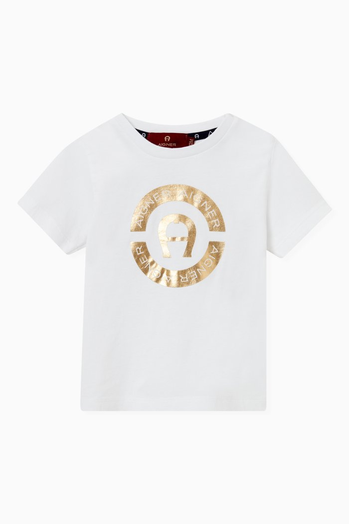 

Logo Graphic T-shirt in Jersey, White
