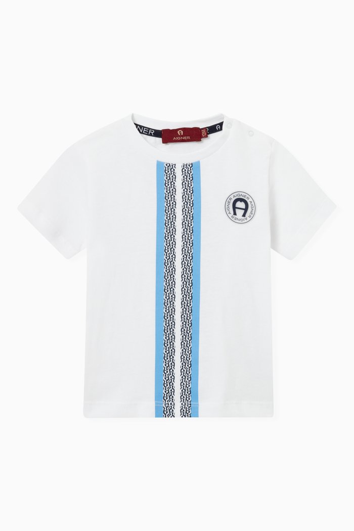 

Logo Graphic T-shirt in Jersey, White