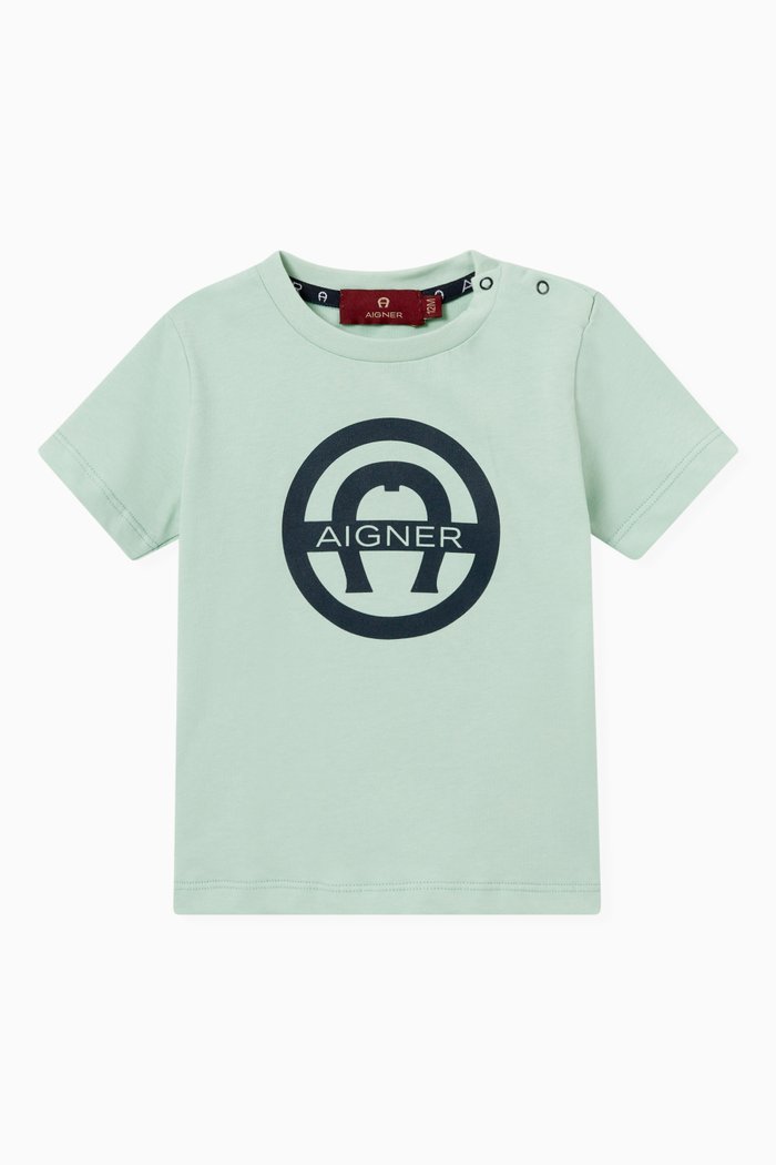 

Logo Graphic T-shirt in Jersey, Green