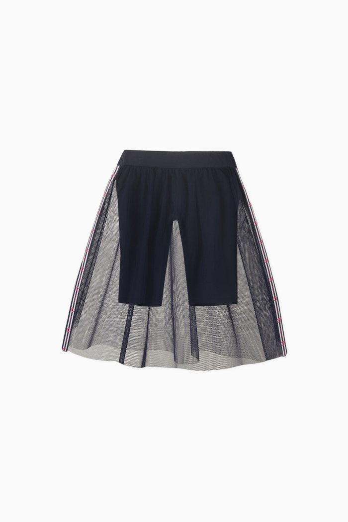 

Tulle Skirt with Shorts, Blue