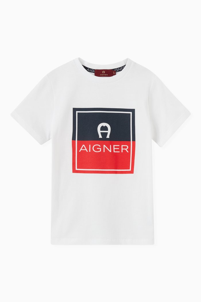 

Logo T-shirt in Jersey, White