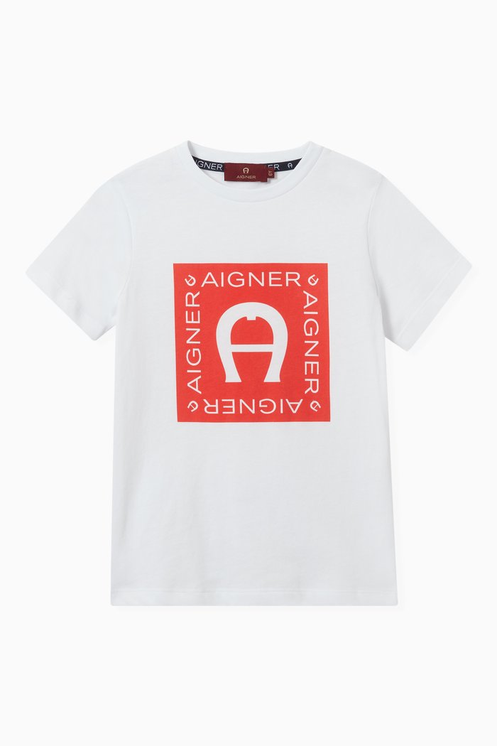 

Logo T-shirt in Jersey, White