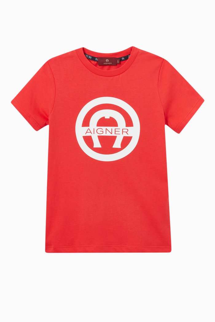 

Logo T-shirt in Jersey, Red