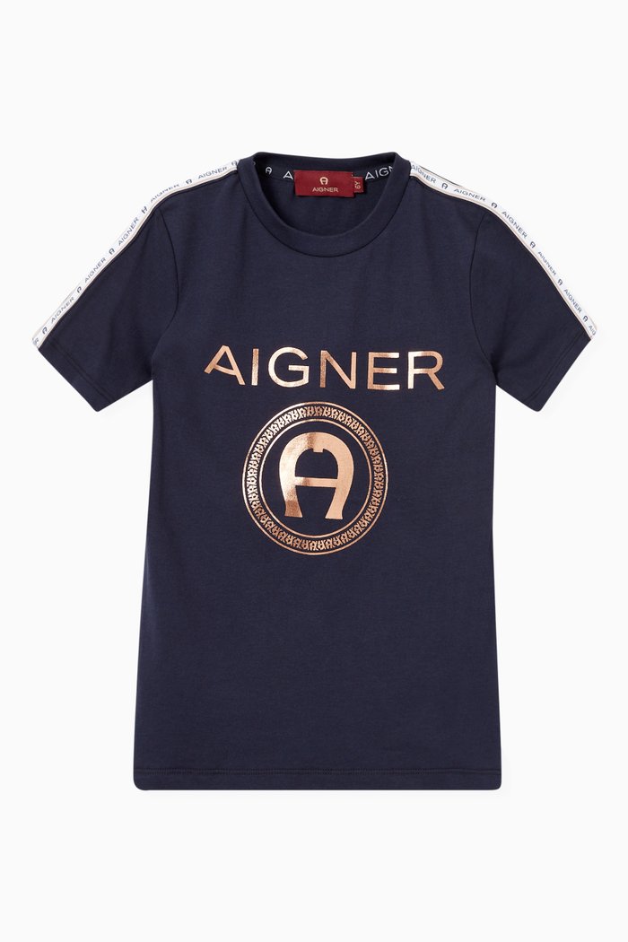 

Logo T-shirt in Cotton, Blue