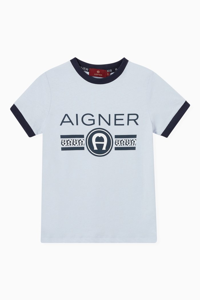 

Logo T-shirt in Cotton, Blue