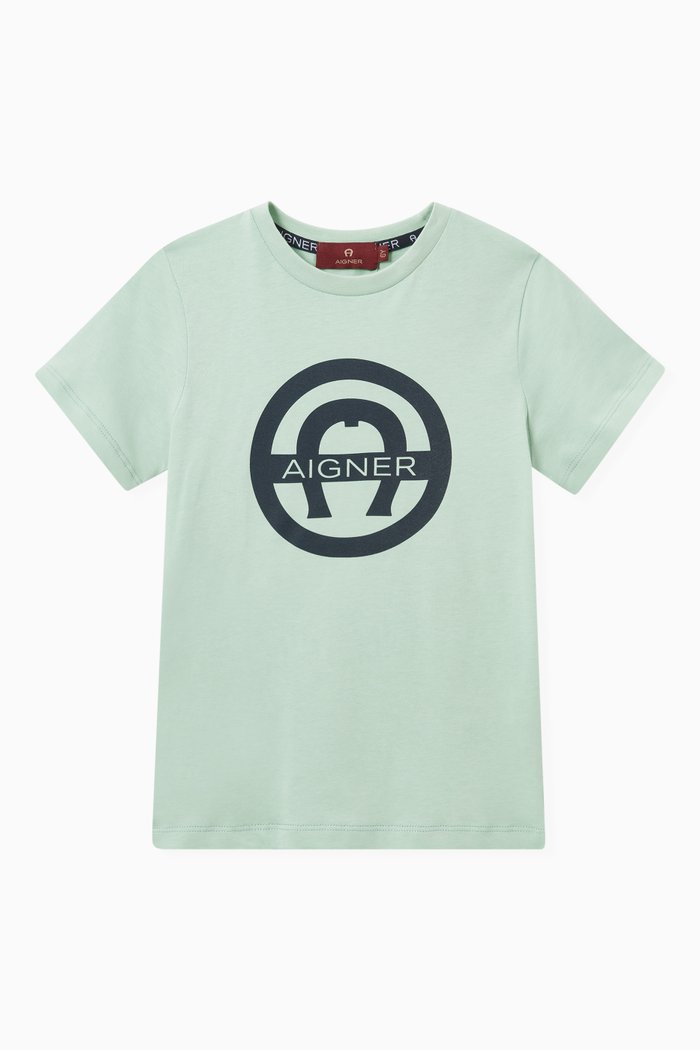 

Logo T-shirt in Jersey, Green