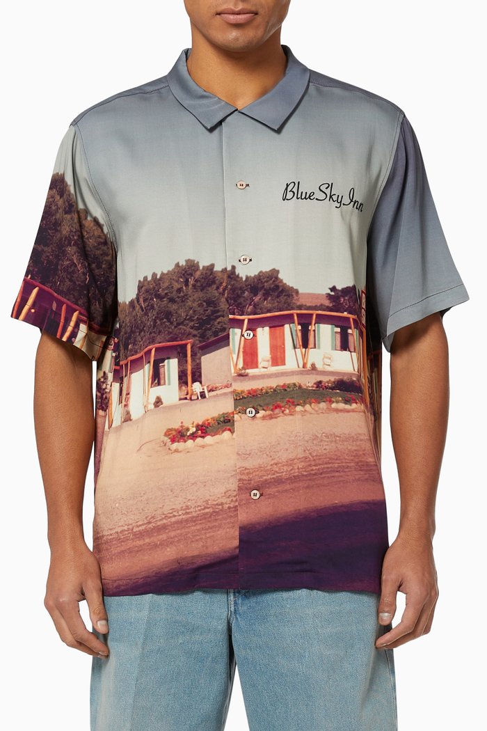 

Inn Print Shirt in Viscose, Multicolour