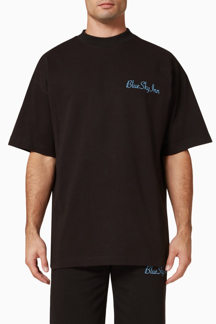 

Condo Oversized T-shirt in Cotton, Black