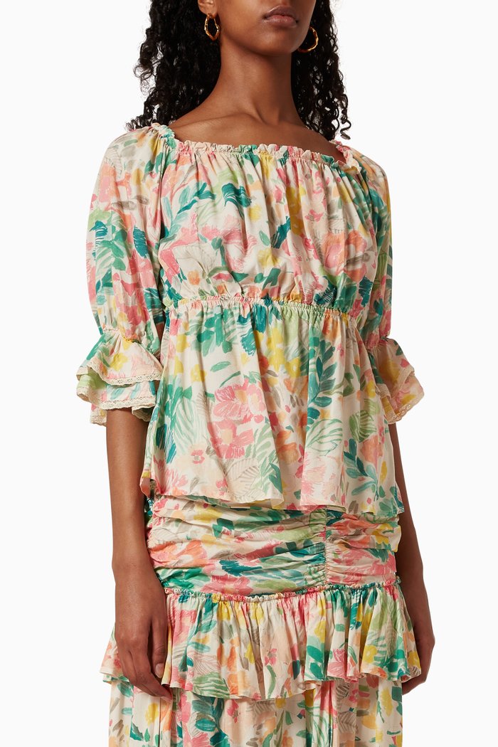 

Olivia Top in Viscose, Multicolour