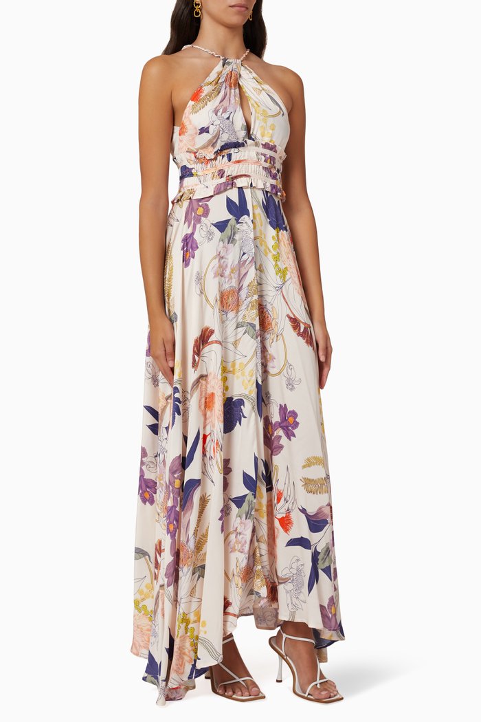 

Grecia Halter Neck Dress, Multicolour
