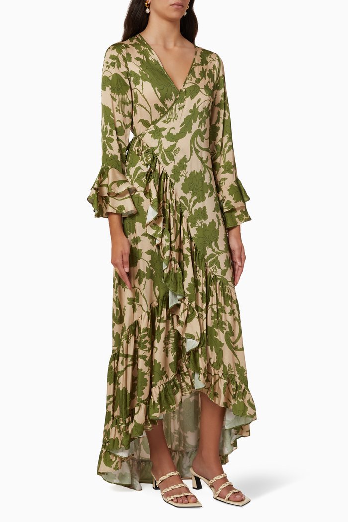 Lourdes Maxi Dress, Green