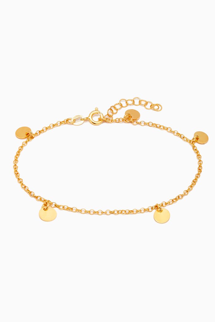 

Zenni Charm Bracelet, Gold