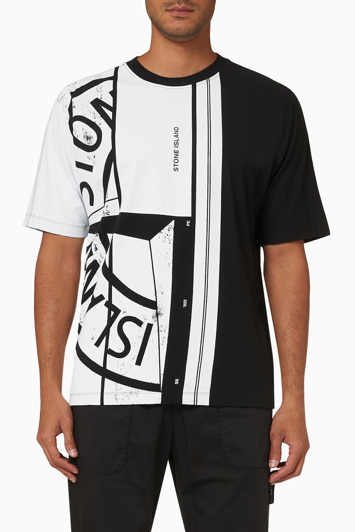 

T-shirt in Cotton Jersey, Black