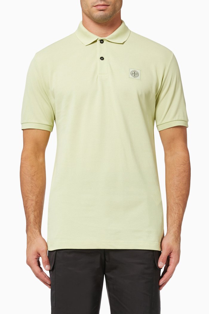 

Polo Shirt in Cotton Piqué, Green