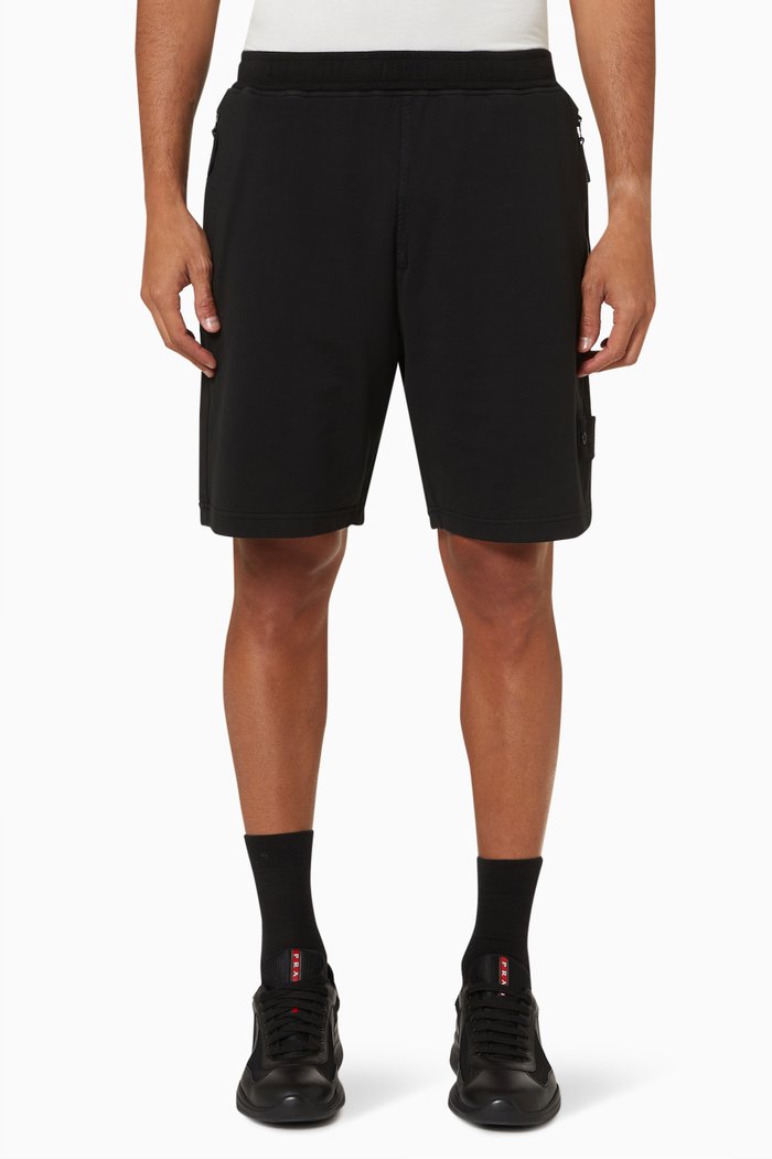 Ghost Shorts in Fleece, Black
