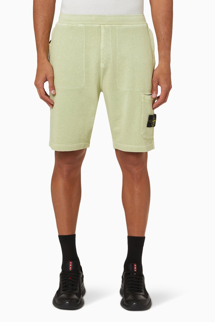 

Shorts in Fleece, Green