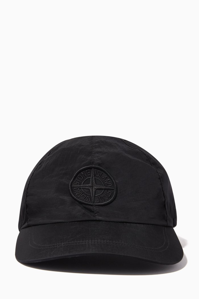

Baseball Cap in Cotton, Black
