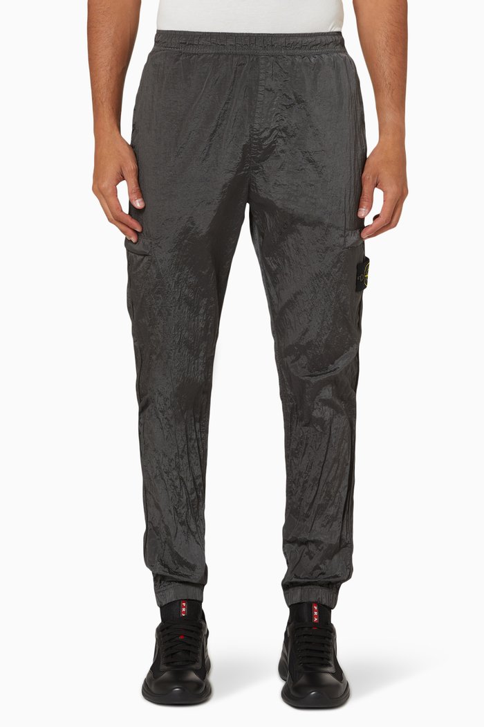 Pants in Econyl® Regenerated Nylon, Grey