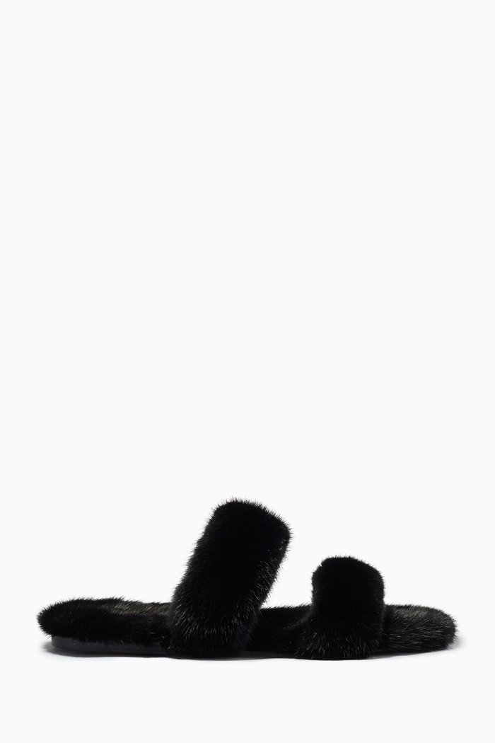 

Bleach Slides in Mink, Black
