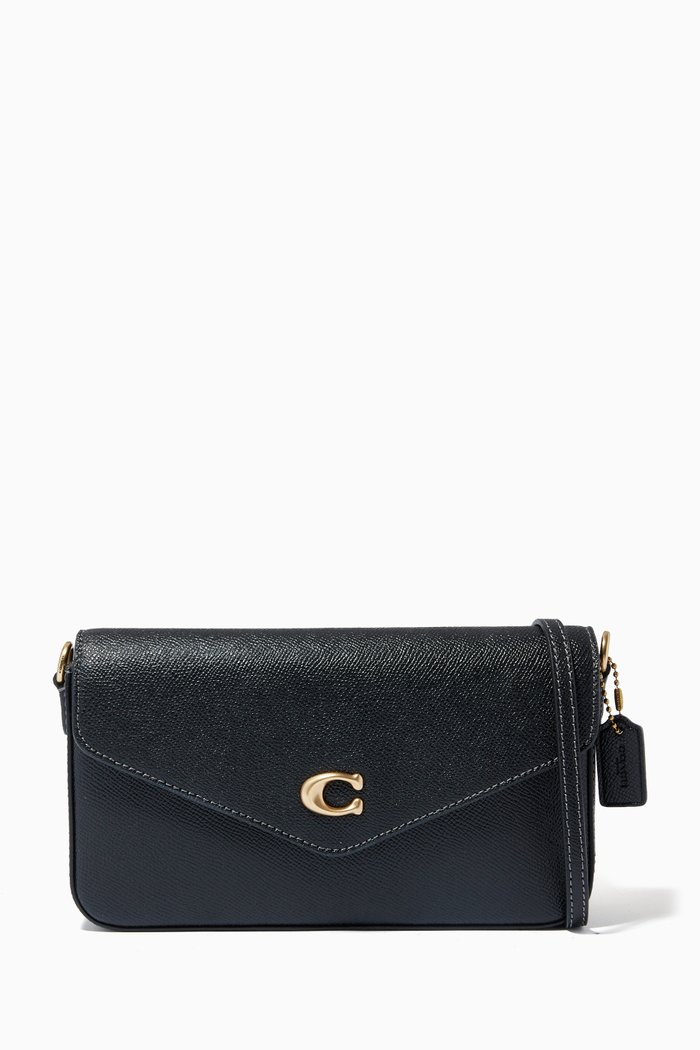 

Wyn Crossbody in Crossgrain Leather, Black