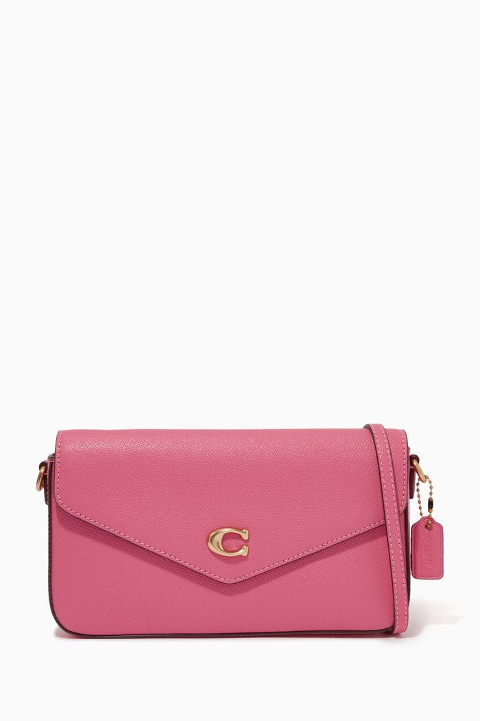 

Wyn Crossbody in Crossgrain Leather, Orange