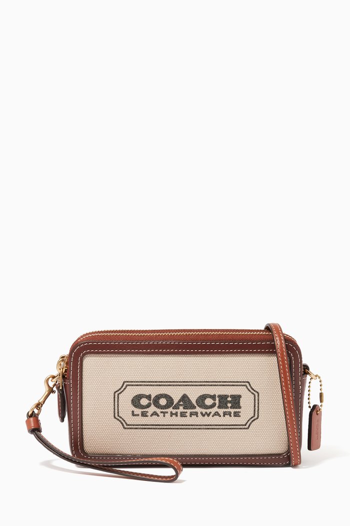 Kira Crossbody Bag in Canvas, Multicolour