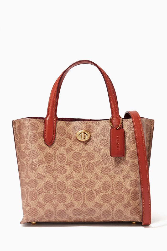 

Willow 24 Tote Bag in Signature Canvas, Neutral
