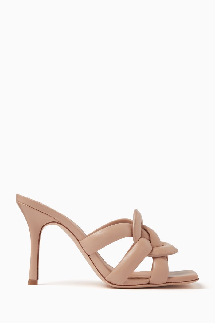 

Kellie 100 Mules in Leather, Neutral