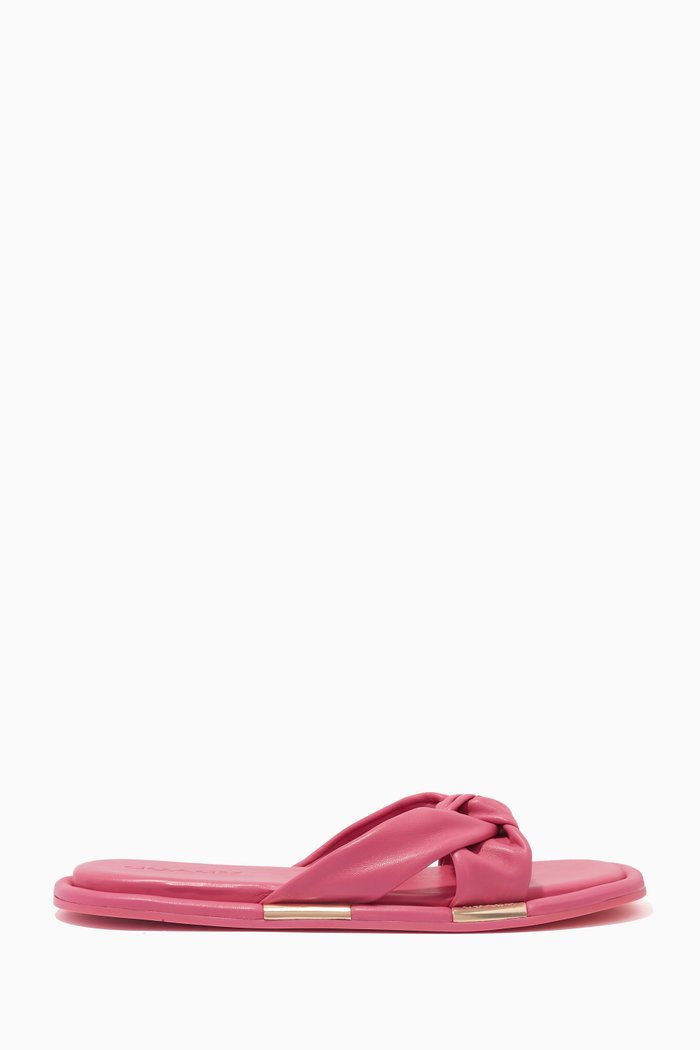 

Brooklyn Sandals in Leather, Orange