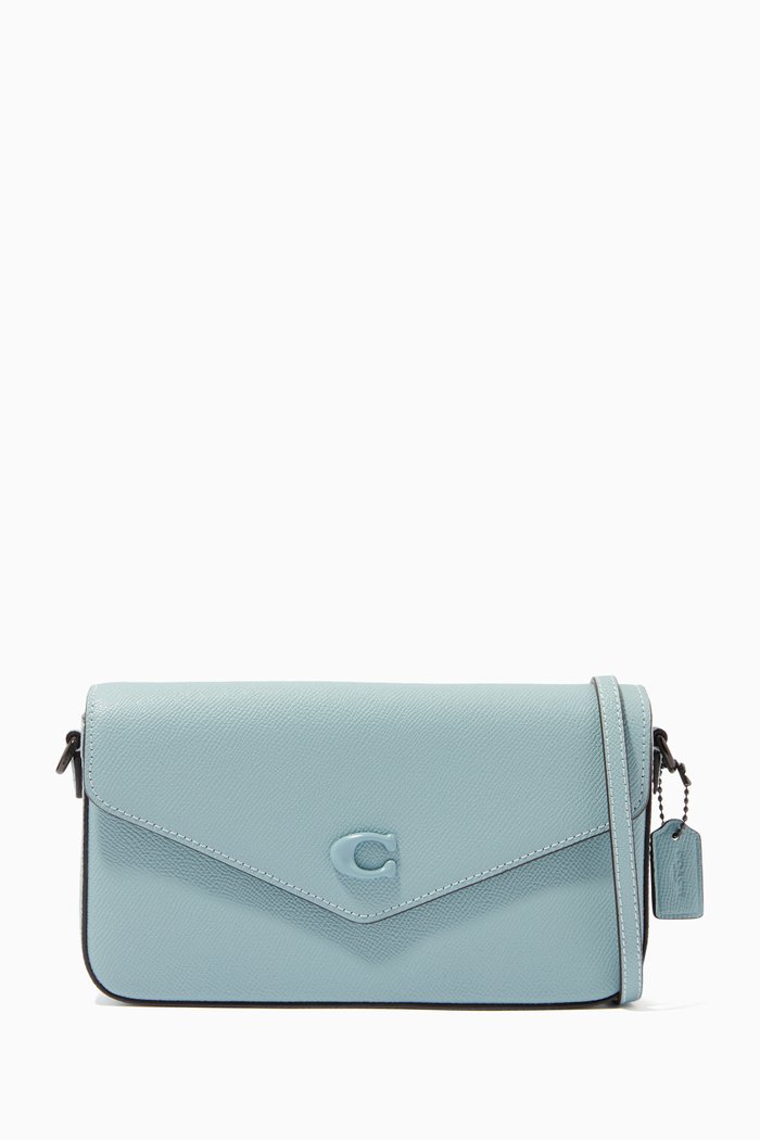 

Wyn Crossbody Bag in Leather, Blue