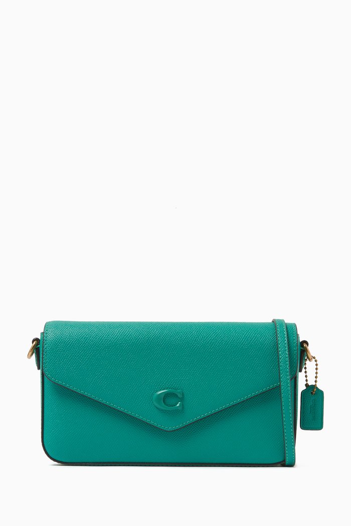 

Wyn Crossbody Bag in Leather, Green