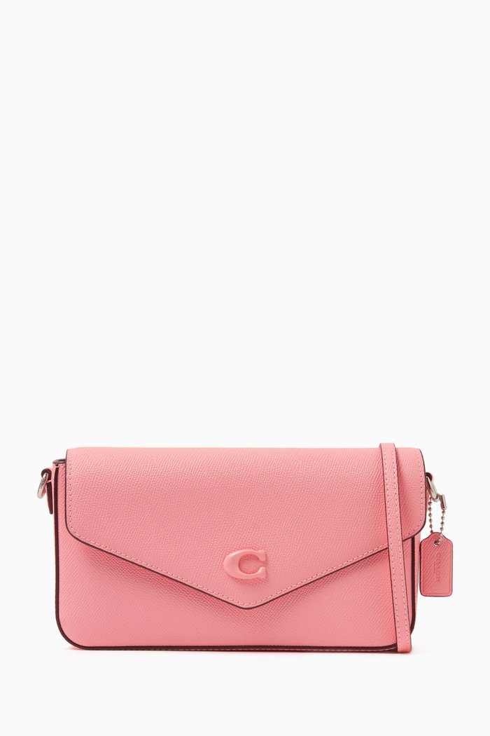

Wyn Crossbody Bag in Leather, Pink