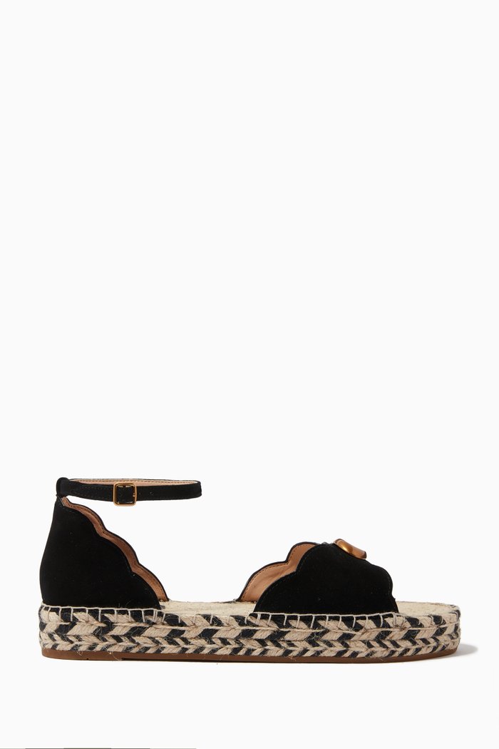 

Dillon Espadrilles in Suede, Black