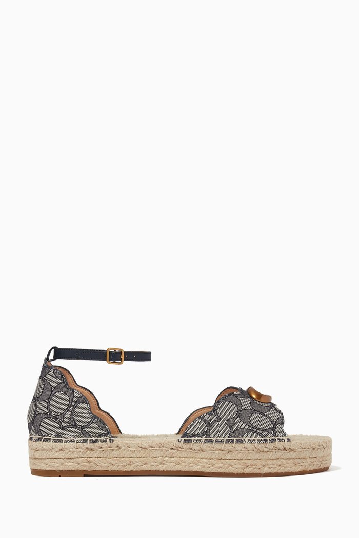 

Dillon Espadrilles in Monogram Jacquard, Blue