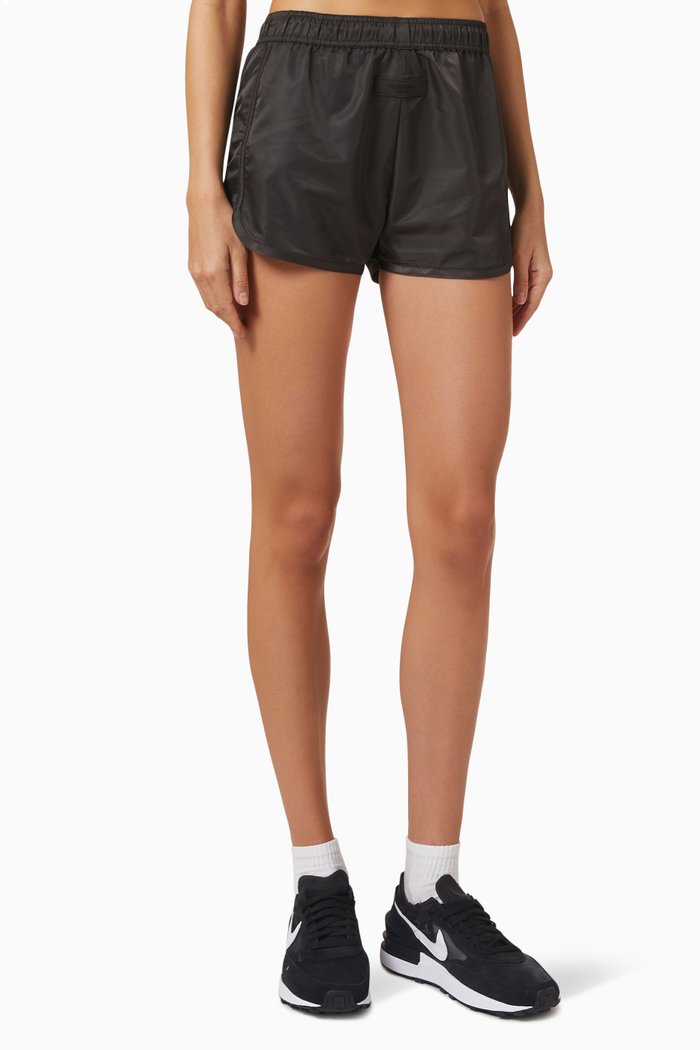 

Running Shorts in Taslan Nylon, Black